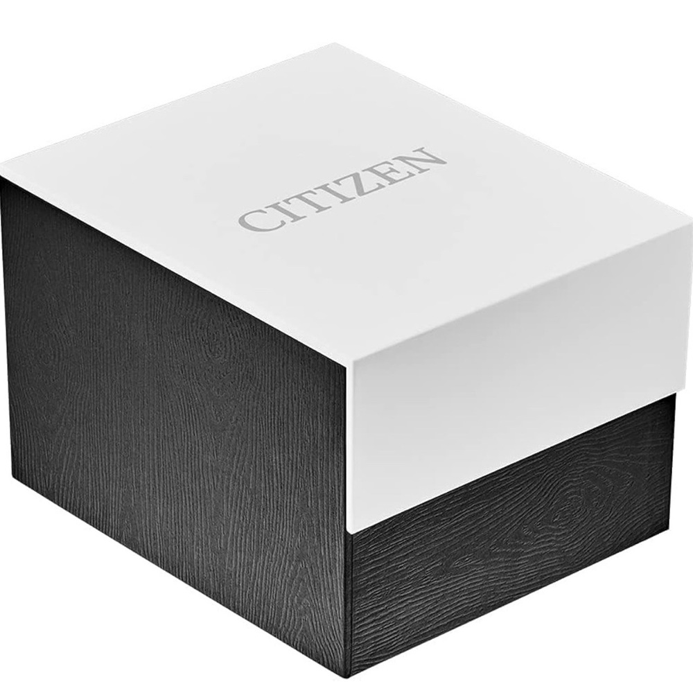 Citizen Silver Stainless Steel Watch with Black Dial - Picture 2 of 4